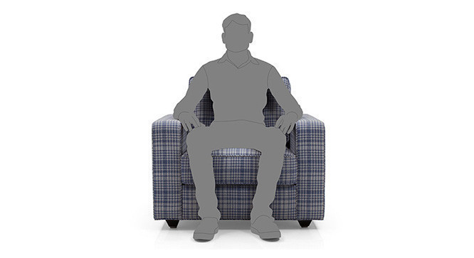 Nagano Arm Chair (Powder Blue)